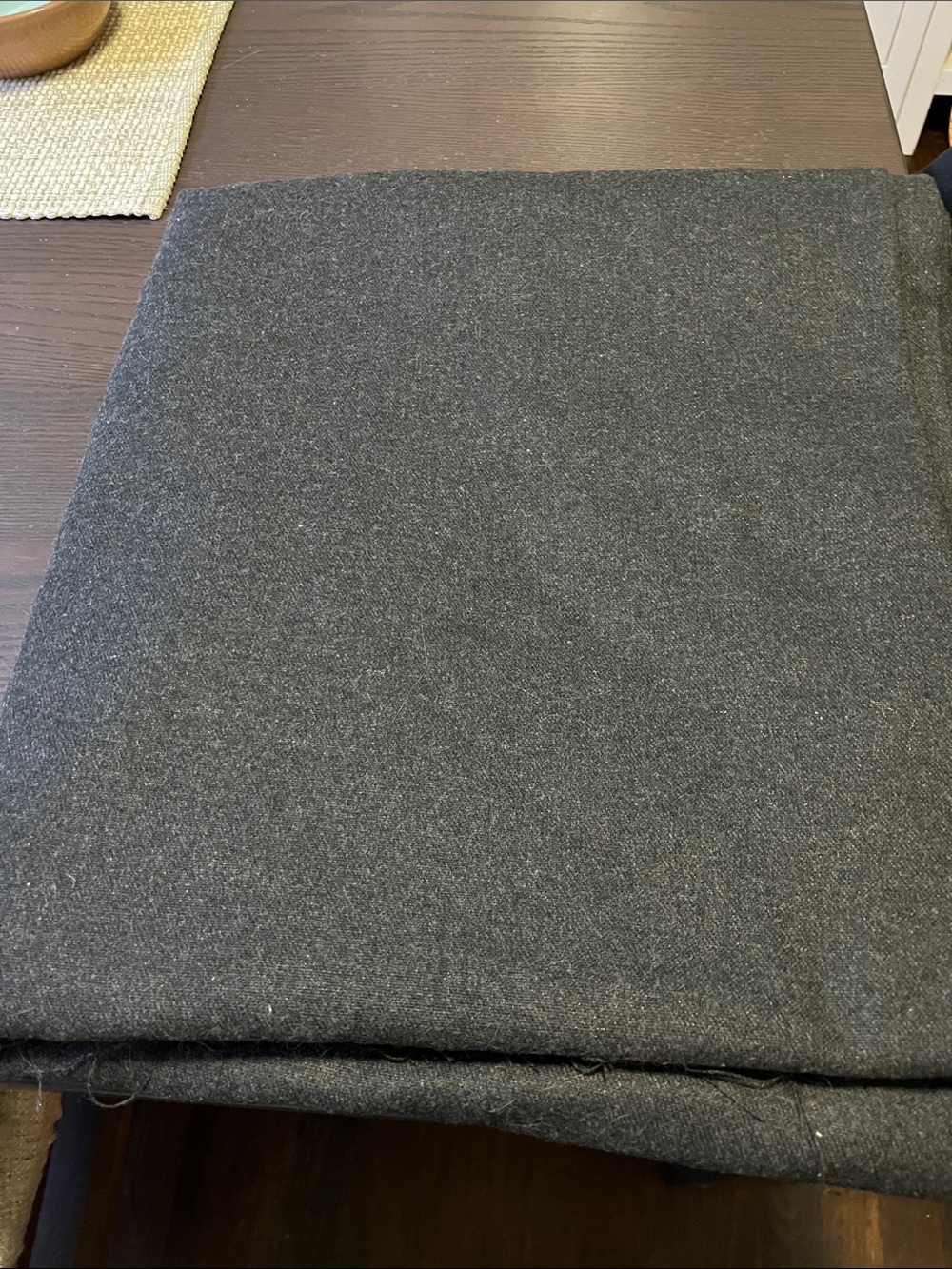 Charcoal Gray Wool blend